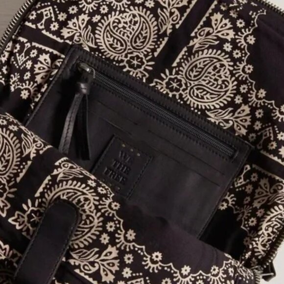 Free People **LEATHER** NWT Goldie Backpack (Black) Retail $398 - Picture 3 of 6
